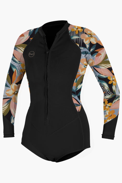WMS BAHIA 2/1MM FRONT ZIP L/S SHORT SPRING